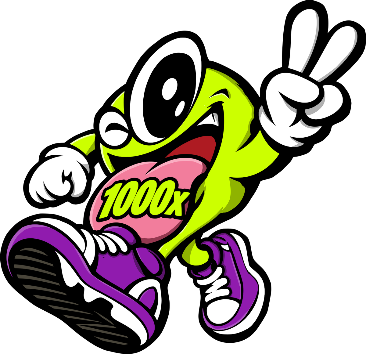 1000X mascot